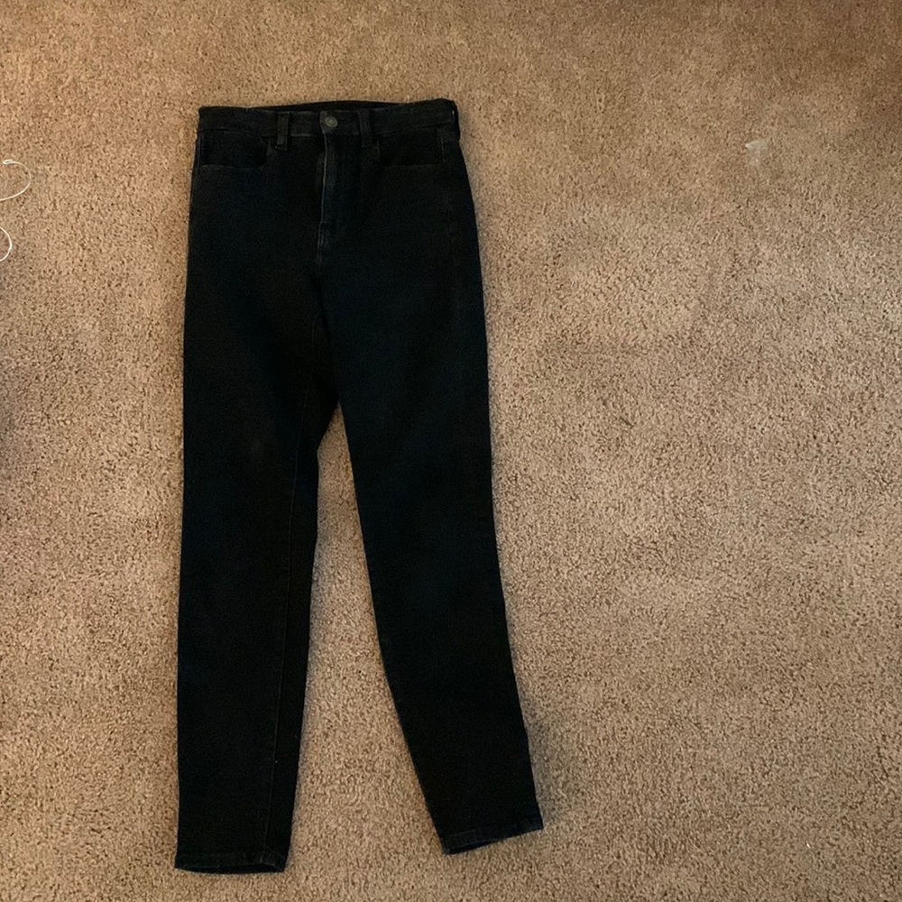 American Eagle black skinny jeans size 6